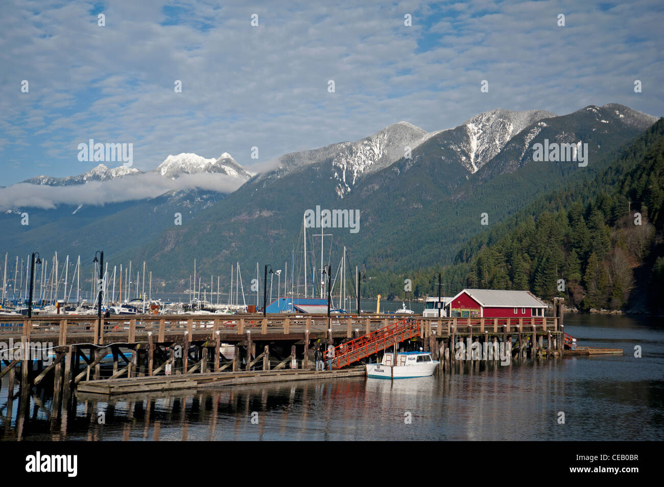 The Boating Marina at Horseshoe Bay, Vancouver, British Columbia