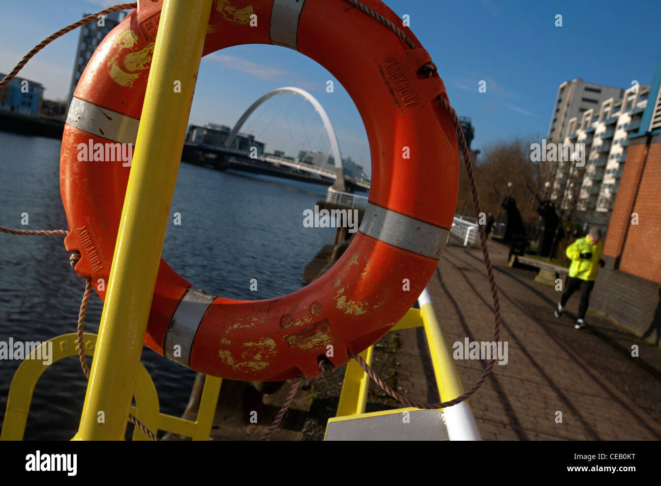 river clyde glasgow Stock Photo