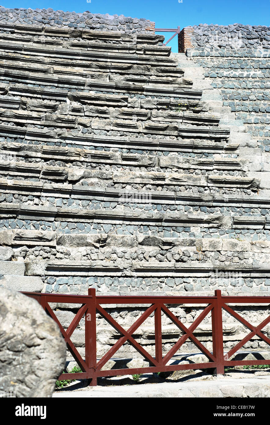 Pompeii ampitheater Stock Photo