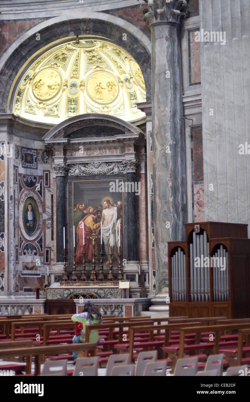 St. Peter's Basilica, Vatican city Rome Stock Photo