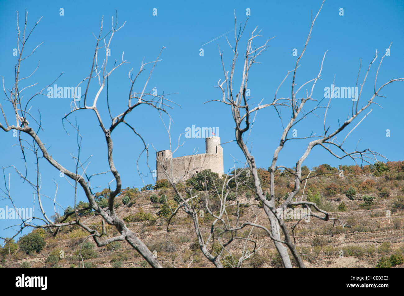 Castle of Mur, Lleida province, Spain Stock Photo