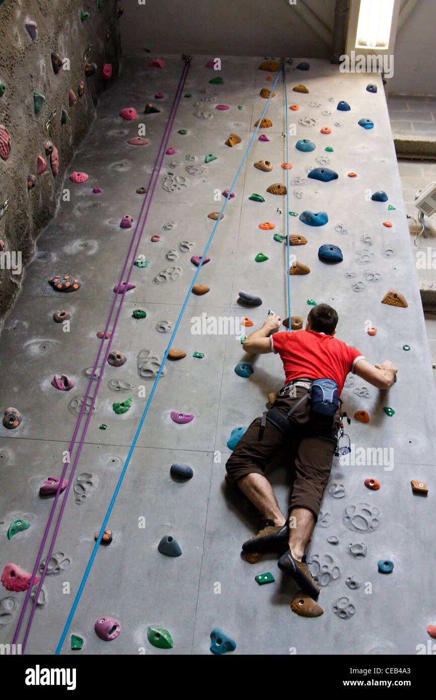 Warwick University Climbing Wall Coventry, UK Stock Photo Alamy