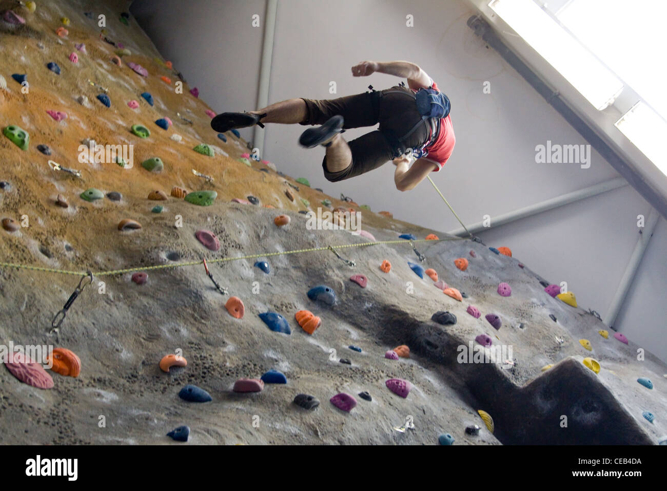 Warwick University Climbing Wall Coventry, UK Stock Photo Alamy