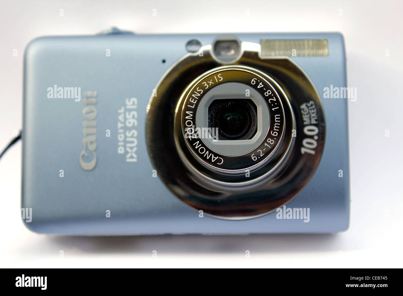The canon IXUS 95 IS compact camera Stock Photo