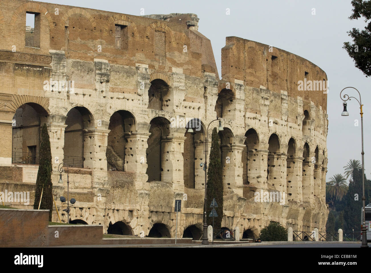 Colosseum Flavian Amphitheatre in Rome Italy Stock Photo - Alamy