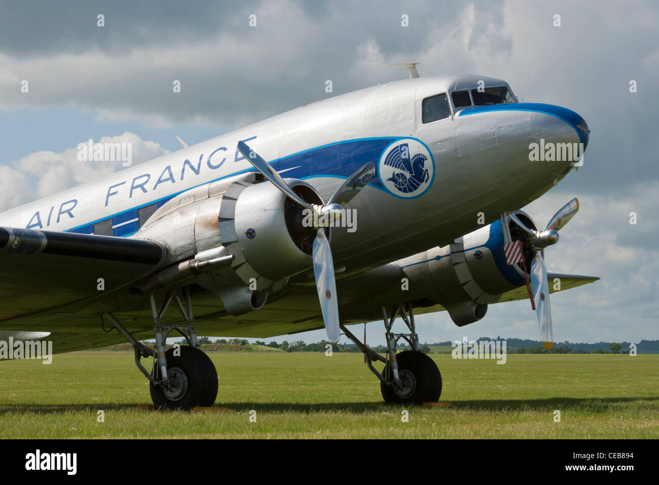 Air France DC-3 Dakota Stock Photo