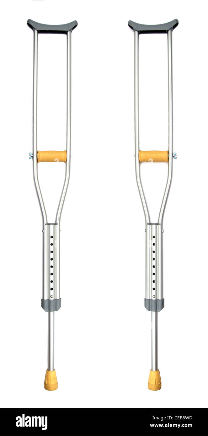 Crutches hi-res stock photography and images - Alamy