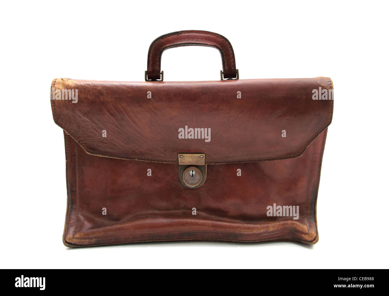 leather bag Stock Photo