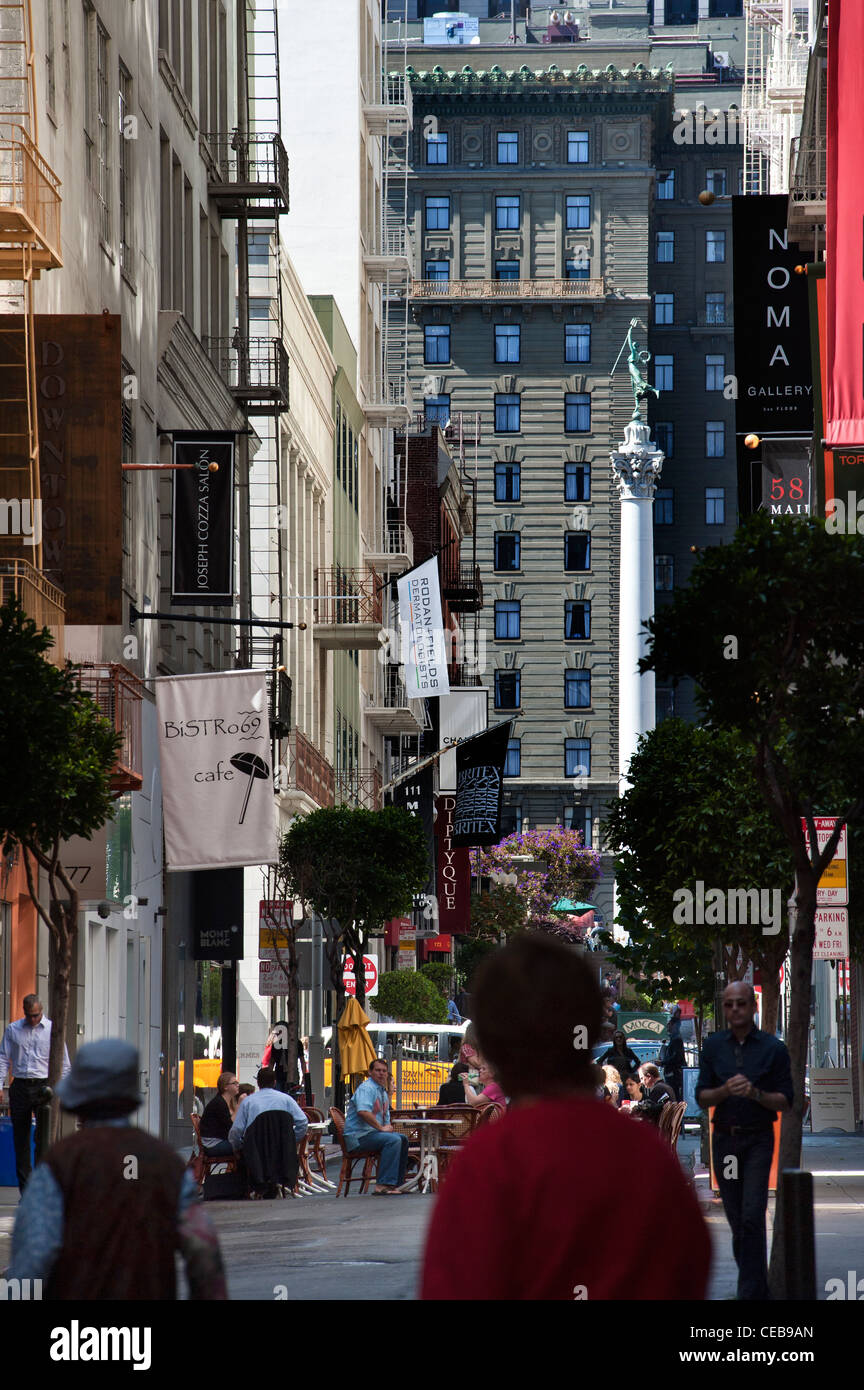 Maiden Lane. San Francisco. California Stock Photo - Alamy