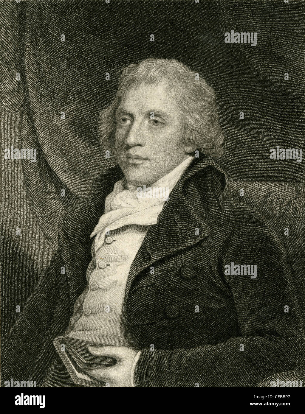 1830 engraving of William Gifford Stock Photo Alamy