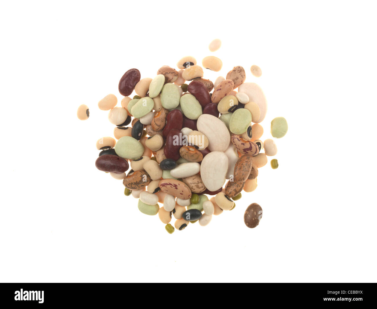 Mixed Dried Beans Stock Photo Alamy