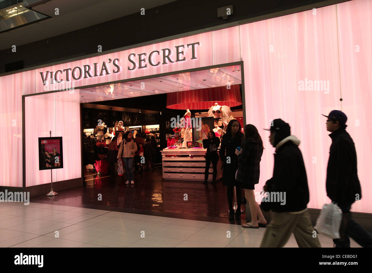 Victoria's secret pink underwear and ladies store in Manchester arndale  centre,Manchester,England,UK Stock Photo - Alamy