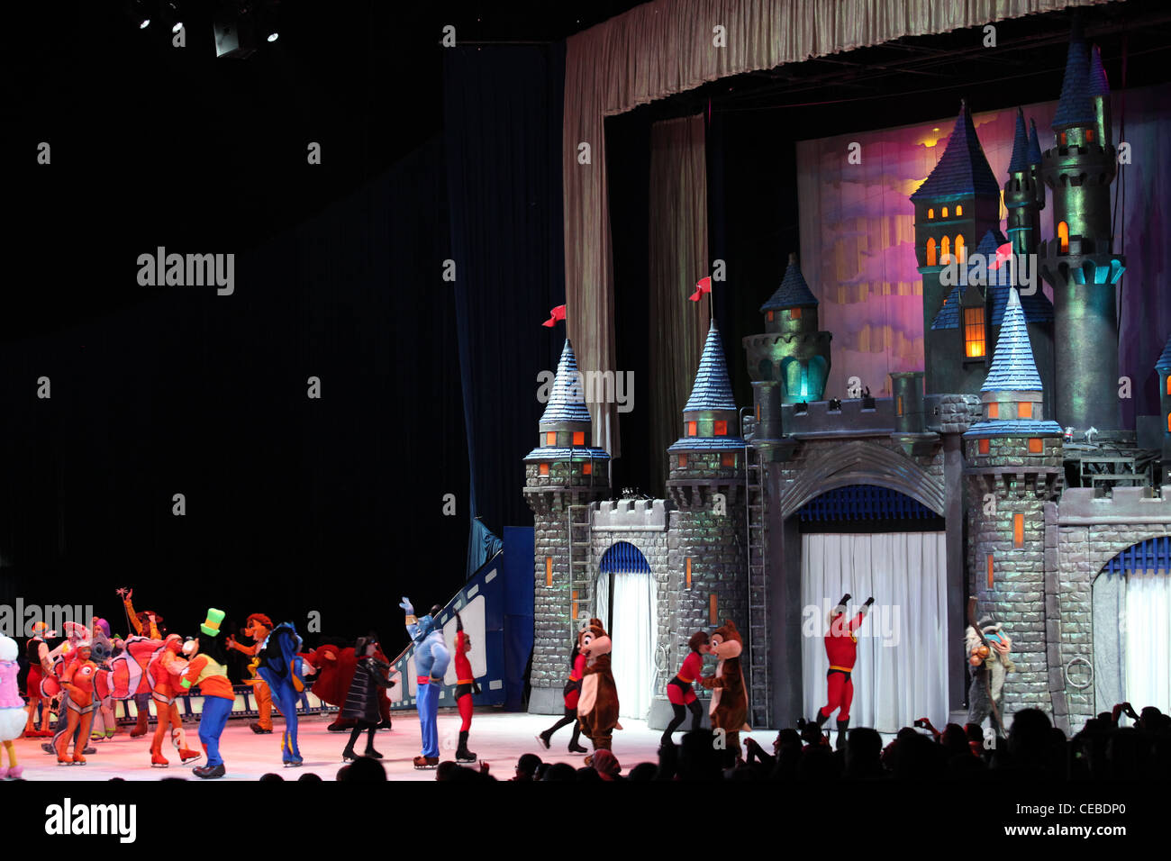 A scene in Disney on ice show in Rogers centre downtown Toronto, Canada