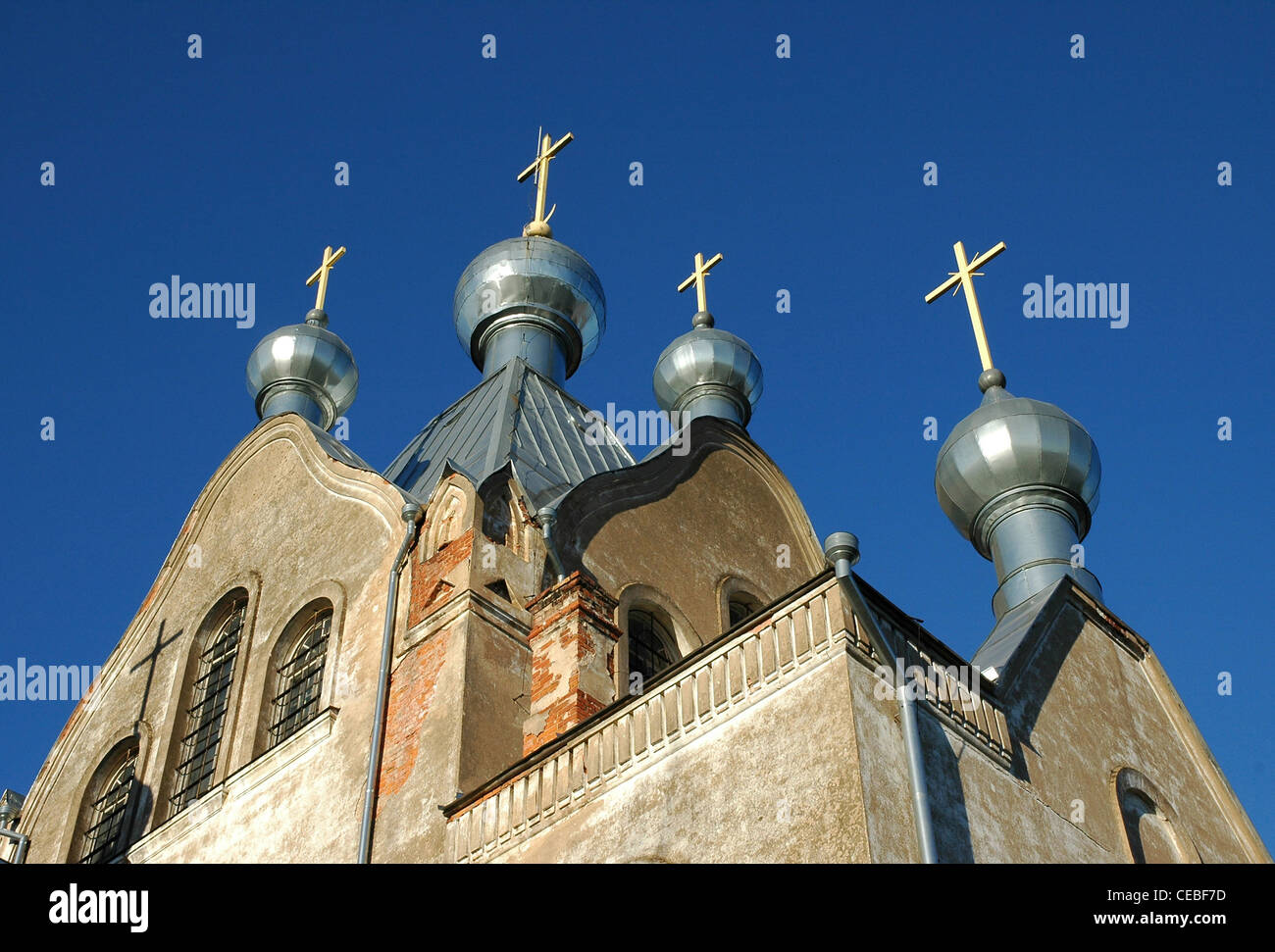 orthodox cathedral in Tartu, Estonia Stock Photo