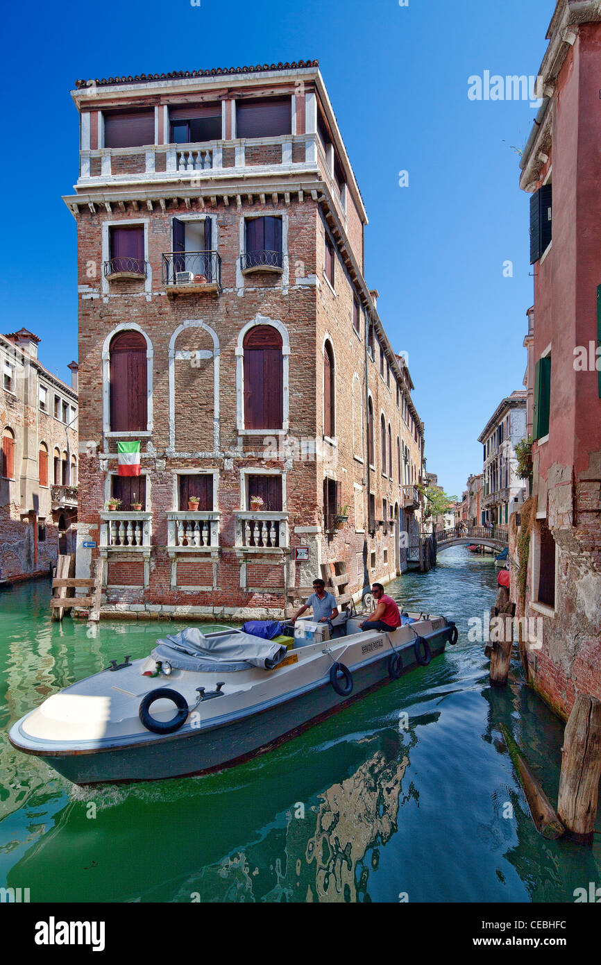 Typical houses, Castello, Venice, Italy Stock Photo Alamy