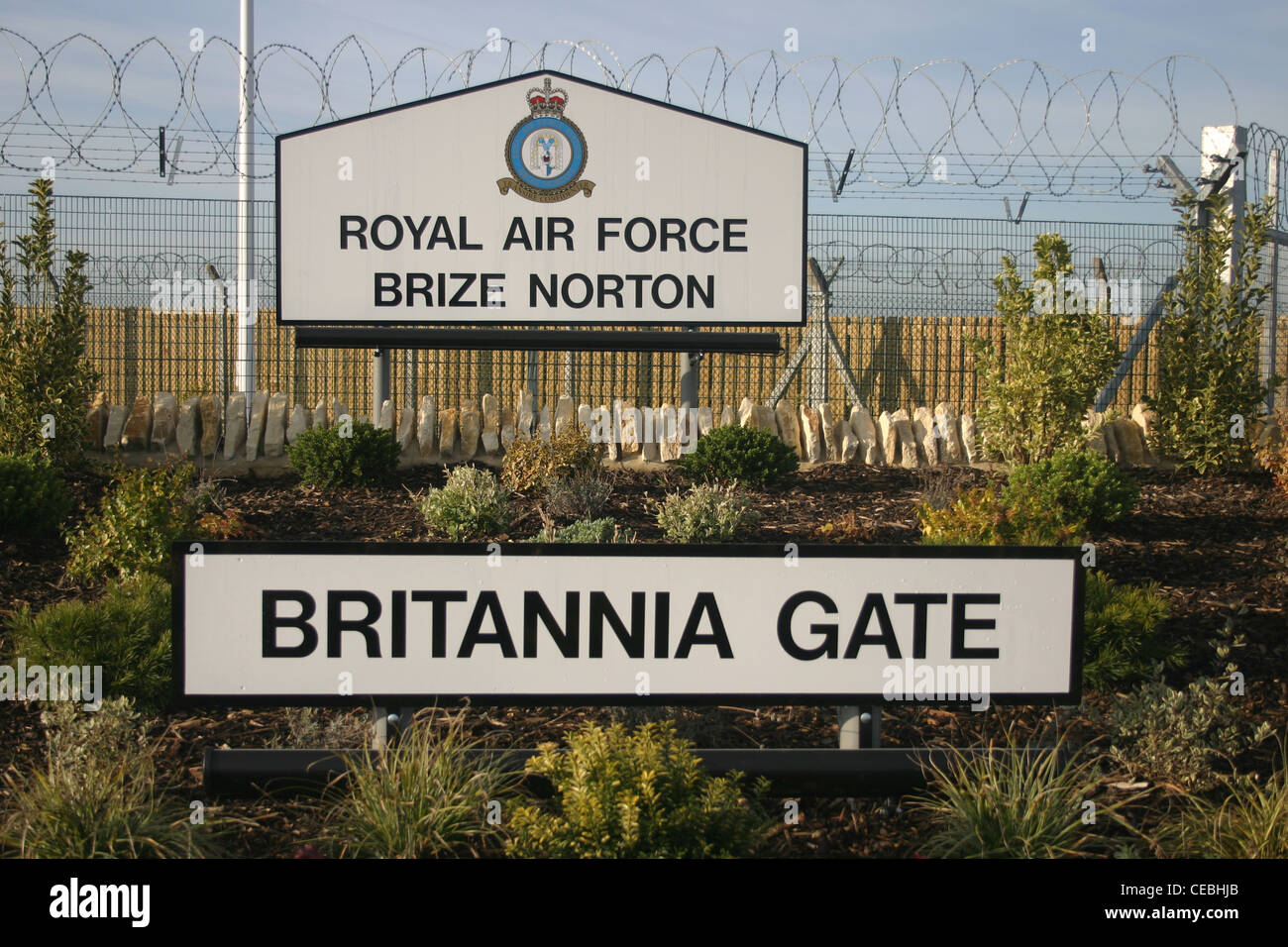 RAF BRIZE NORTON Stock Photo
