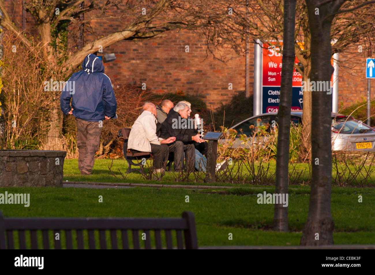 Anti Social Behaviour People Drinking Alcohol In A Public Place UK