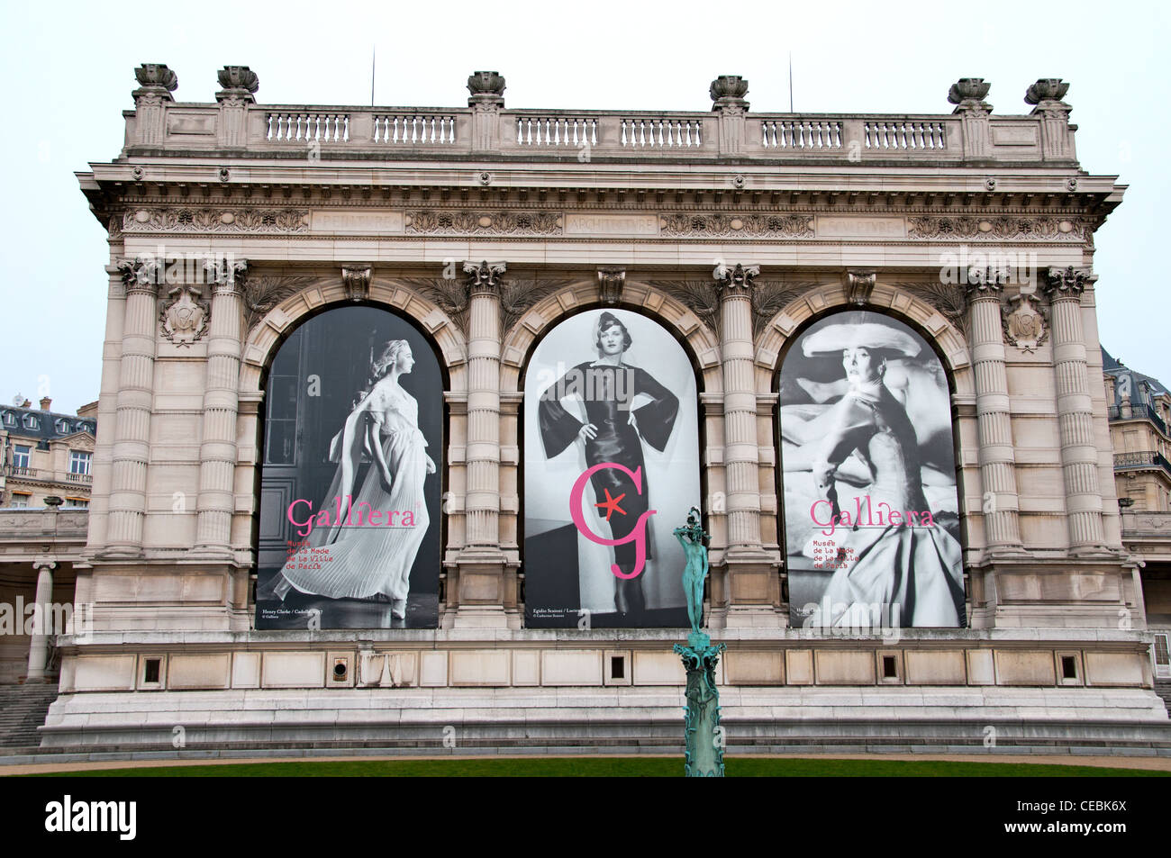 The Palais Galliera Musée de la Mode de la Ville de Paris shows the history of fashion and costume  France designer couturier Stock Photo