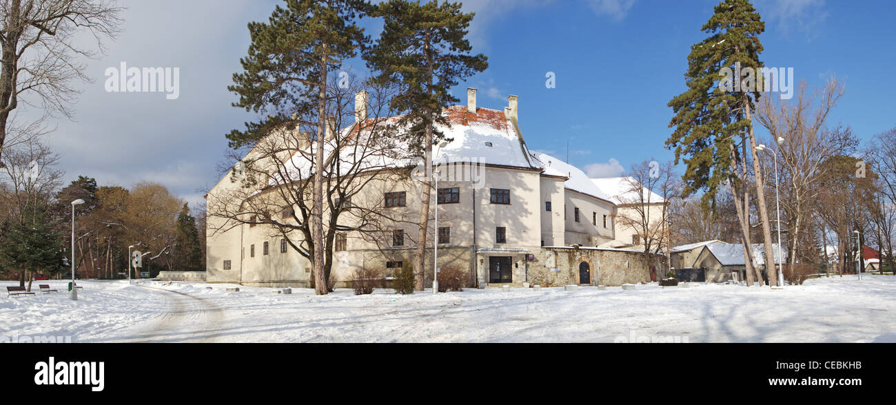 Castle in Pezinok. Slovakia. Stock Photo