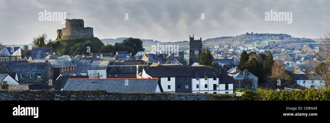 Launceston,the gateway to Cornwall Stock Photo