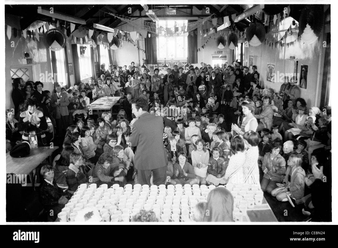 Queens silver jubilee event held in Newport village hall, east