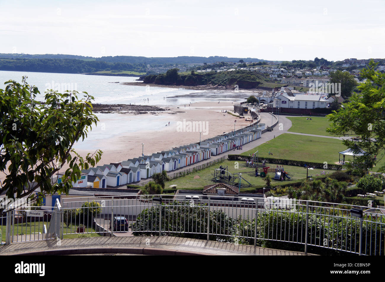 coastal view, Devon, England Stock Photo