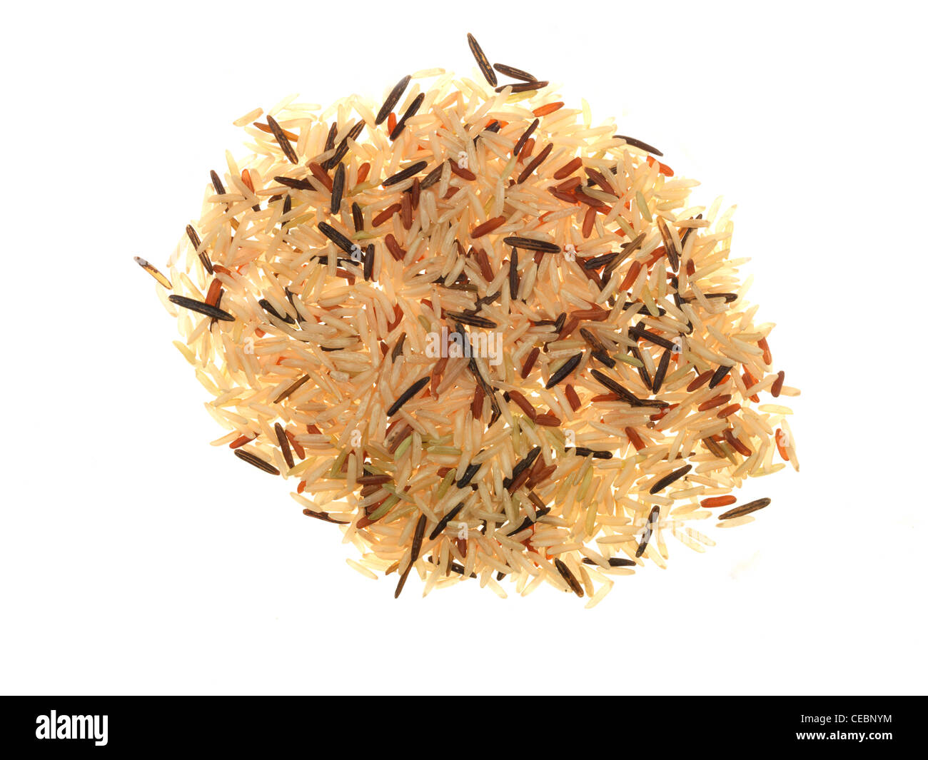 Brown Basmati Rice Stock Photo
