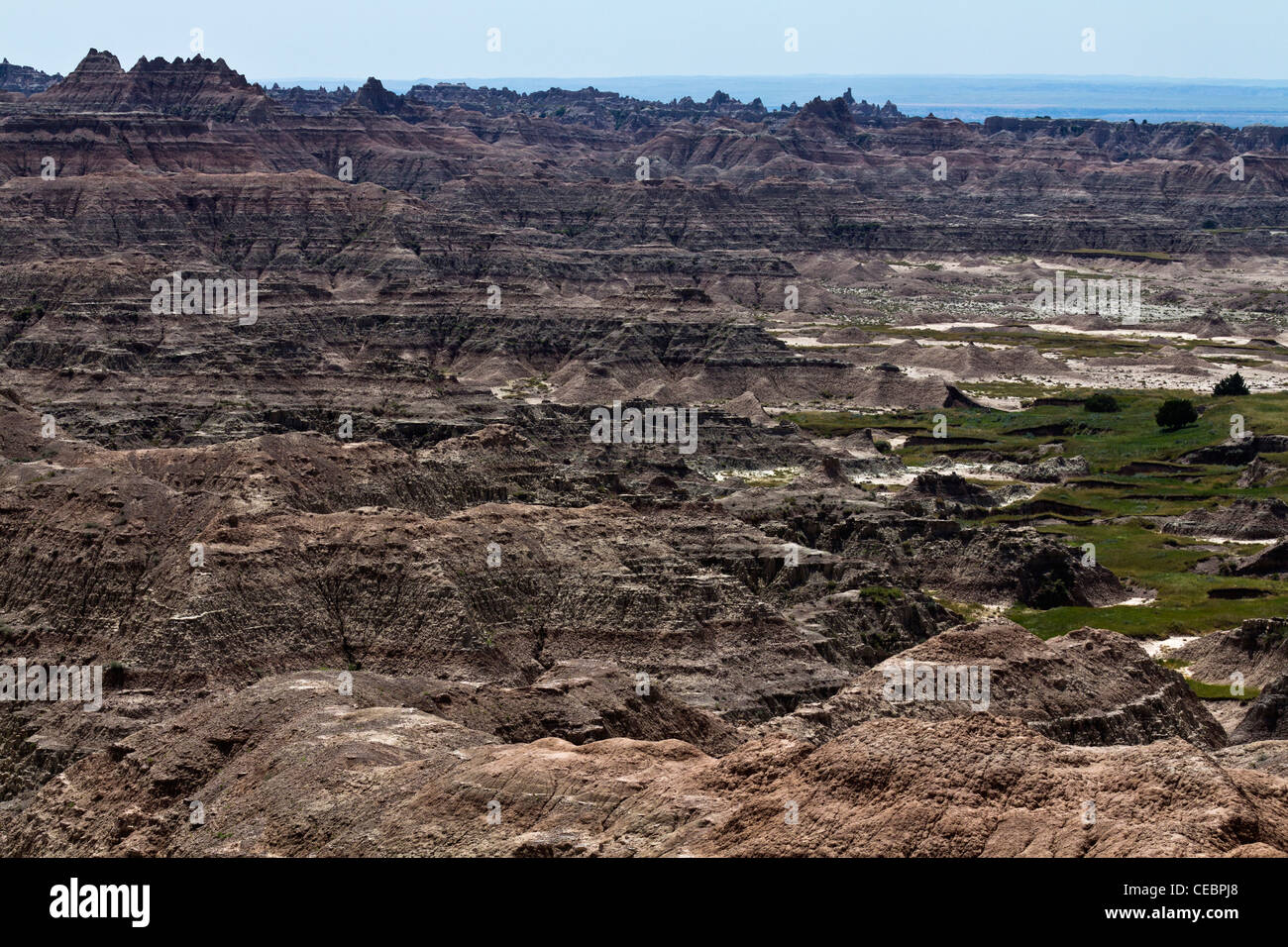 American Badlands Landscape National Park South Dakota in USA Stock ...