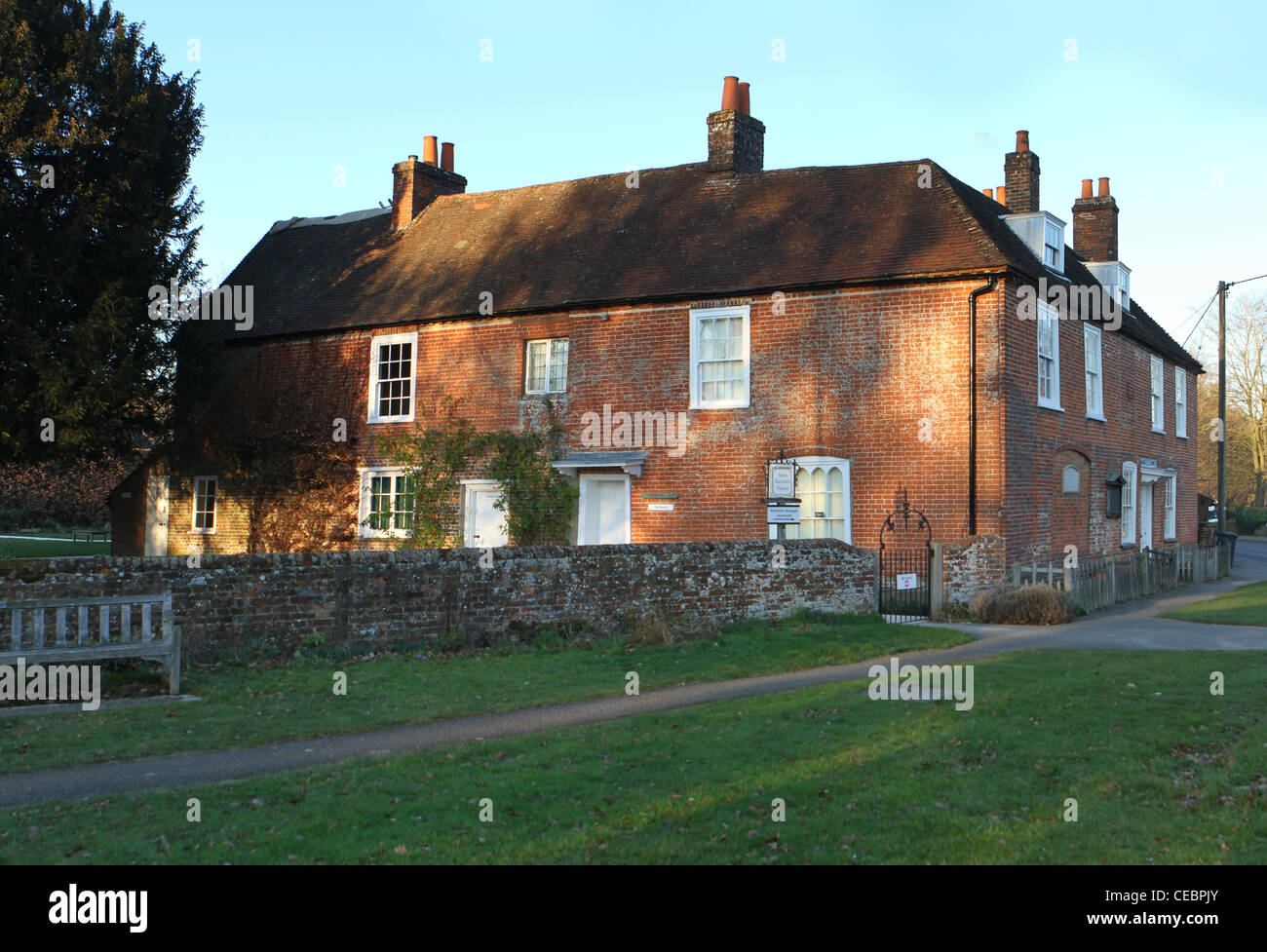 The house at Chawton  where Jane Austen spent the last eight years of her life. It is of international importance Stock Photo