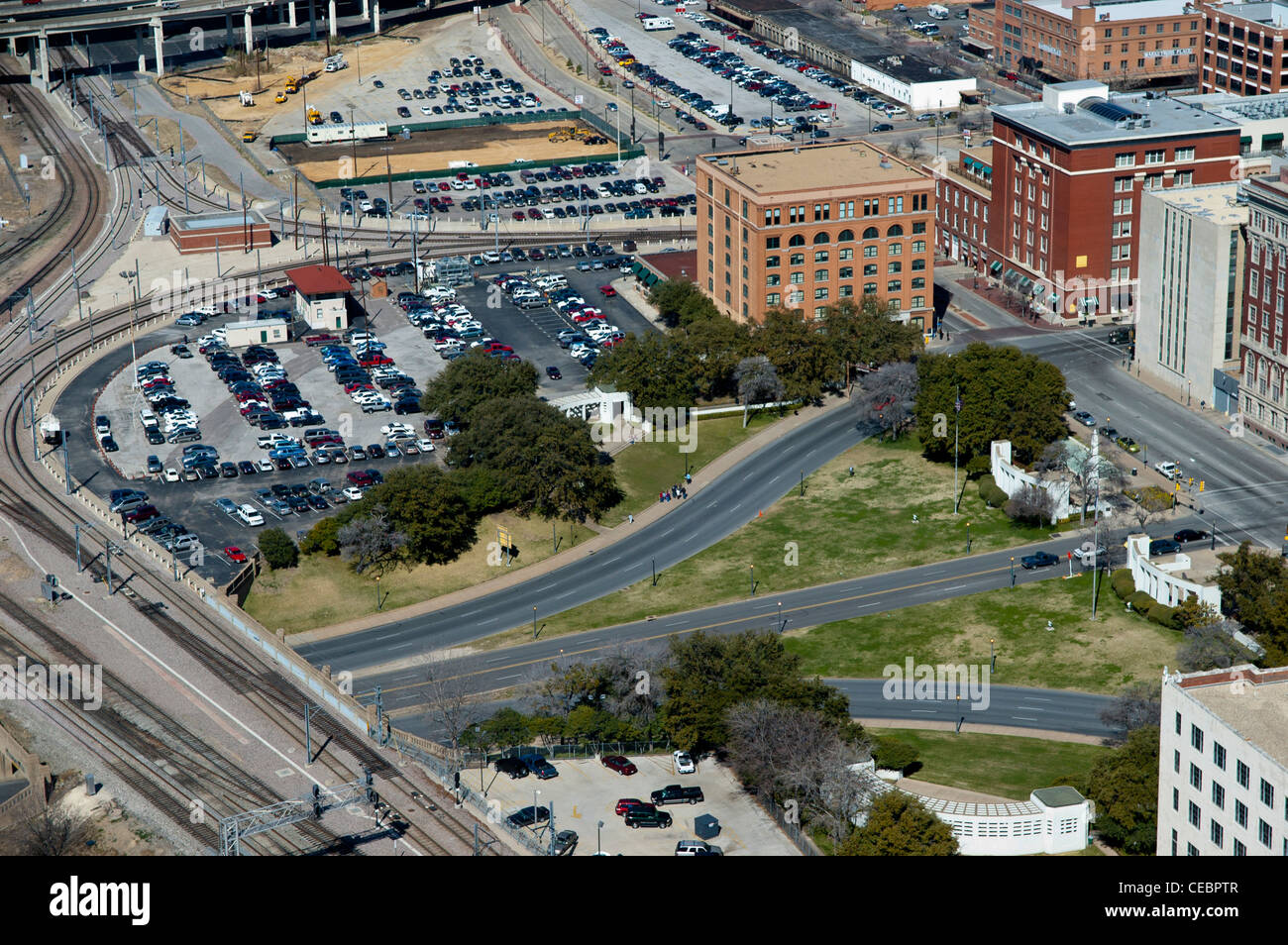 Diagram Of Dealey Plaza - Aerial View Of Dealey Plaza Dallas Texas Showing The Former Texas CEBPTR 