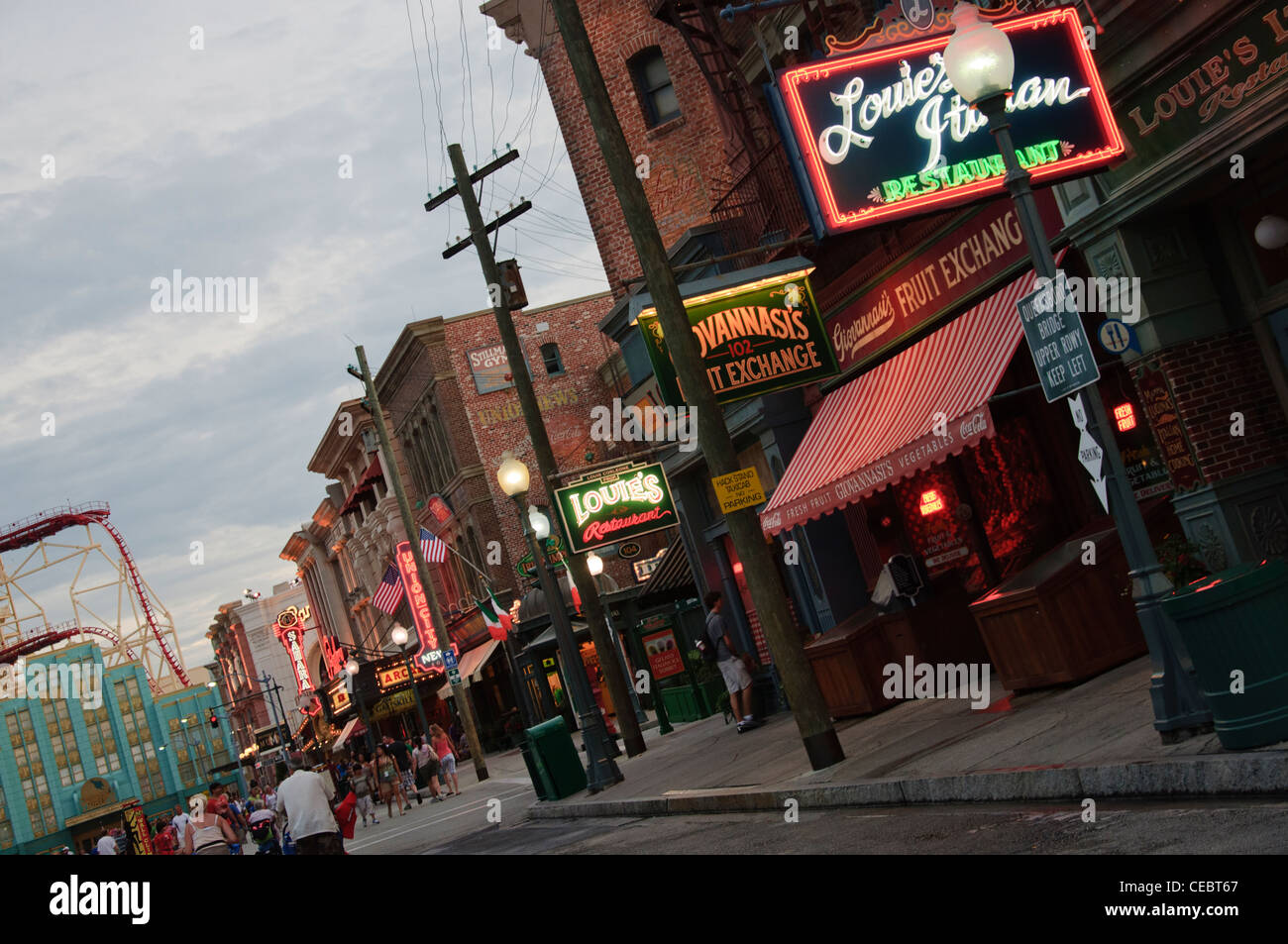 universal islands of adventure street view Stock Photo - Alamy