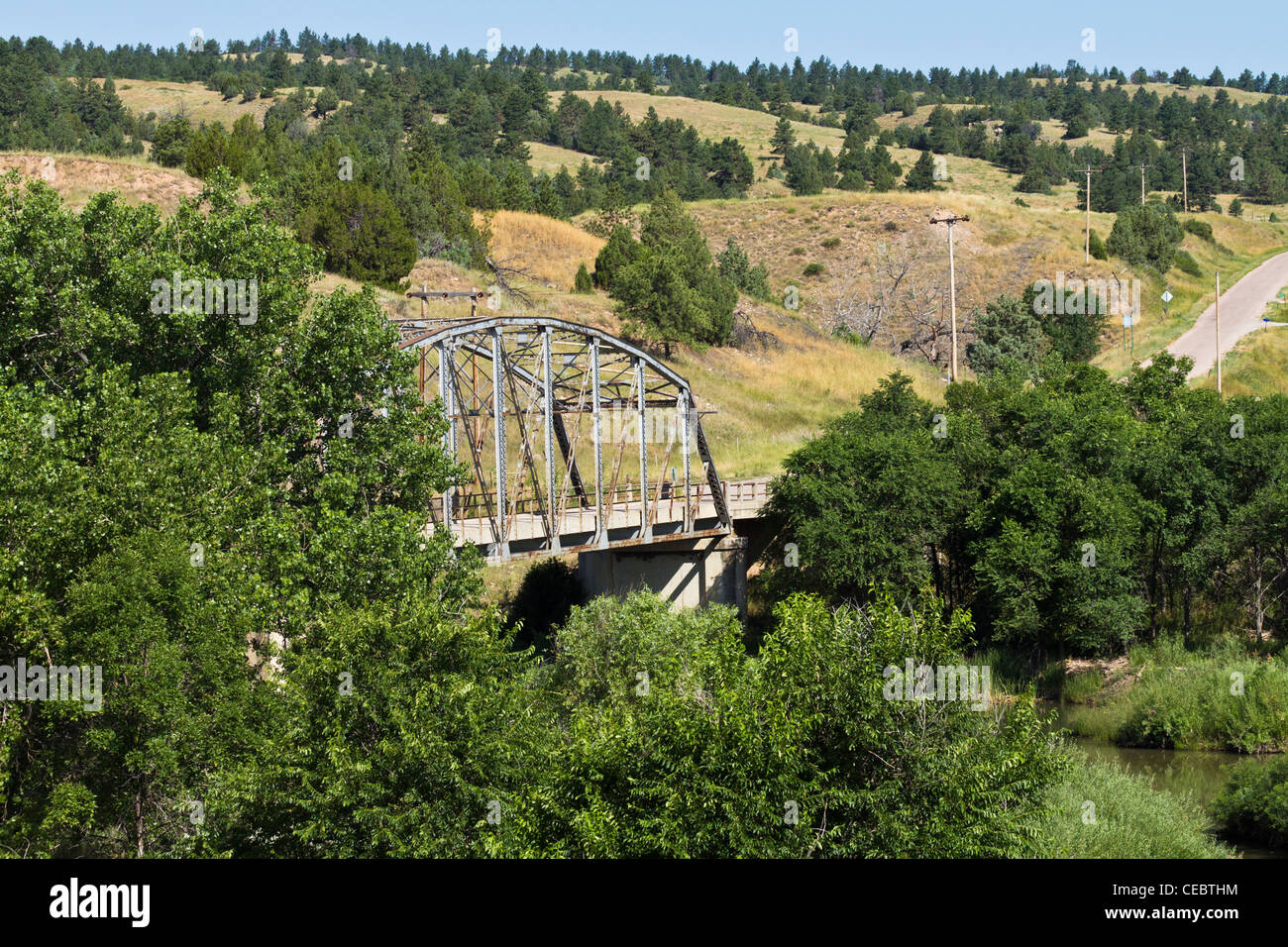 American Cheyenne River Bridge South Dakota in USA Stock Photo Alamy