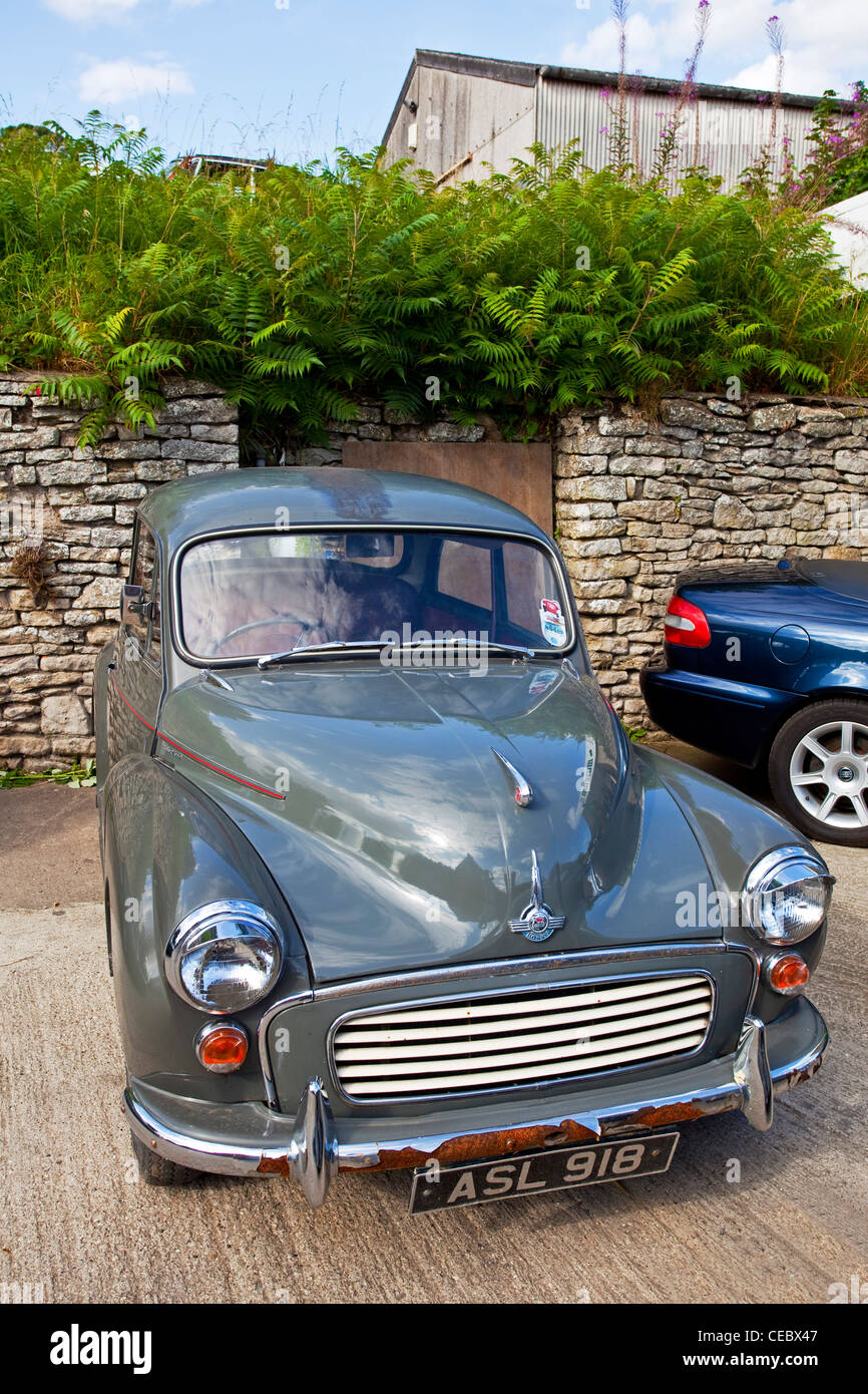 A Morris Minor car, Pickering North Yorkshire UK Stock Photo Alamy