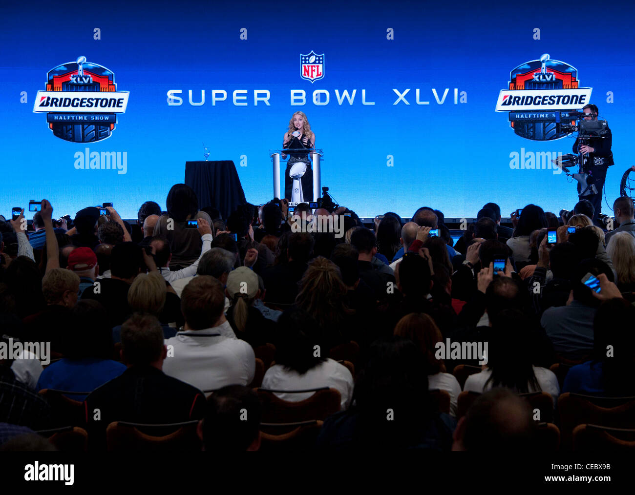 Super bowl XLVI Stock Photo