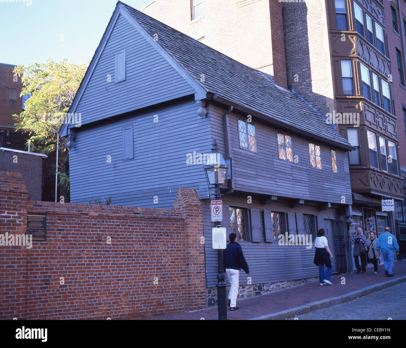 17th Century Paul Revere Colonial House Boston Massachusetts United 17th Century Paul Revere Colonial House Boston Massachusetts United