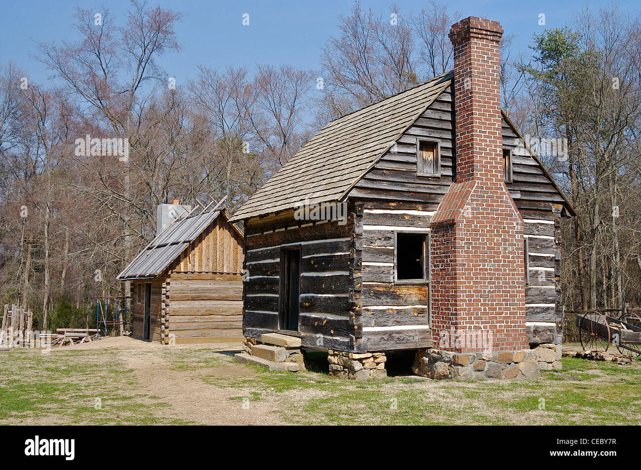 Historic Plantation Slave Quarters Stock Photos Historic