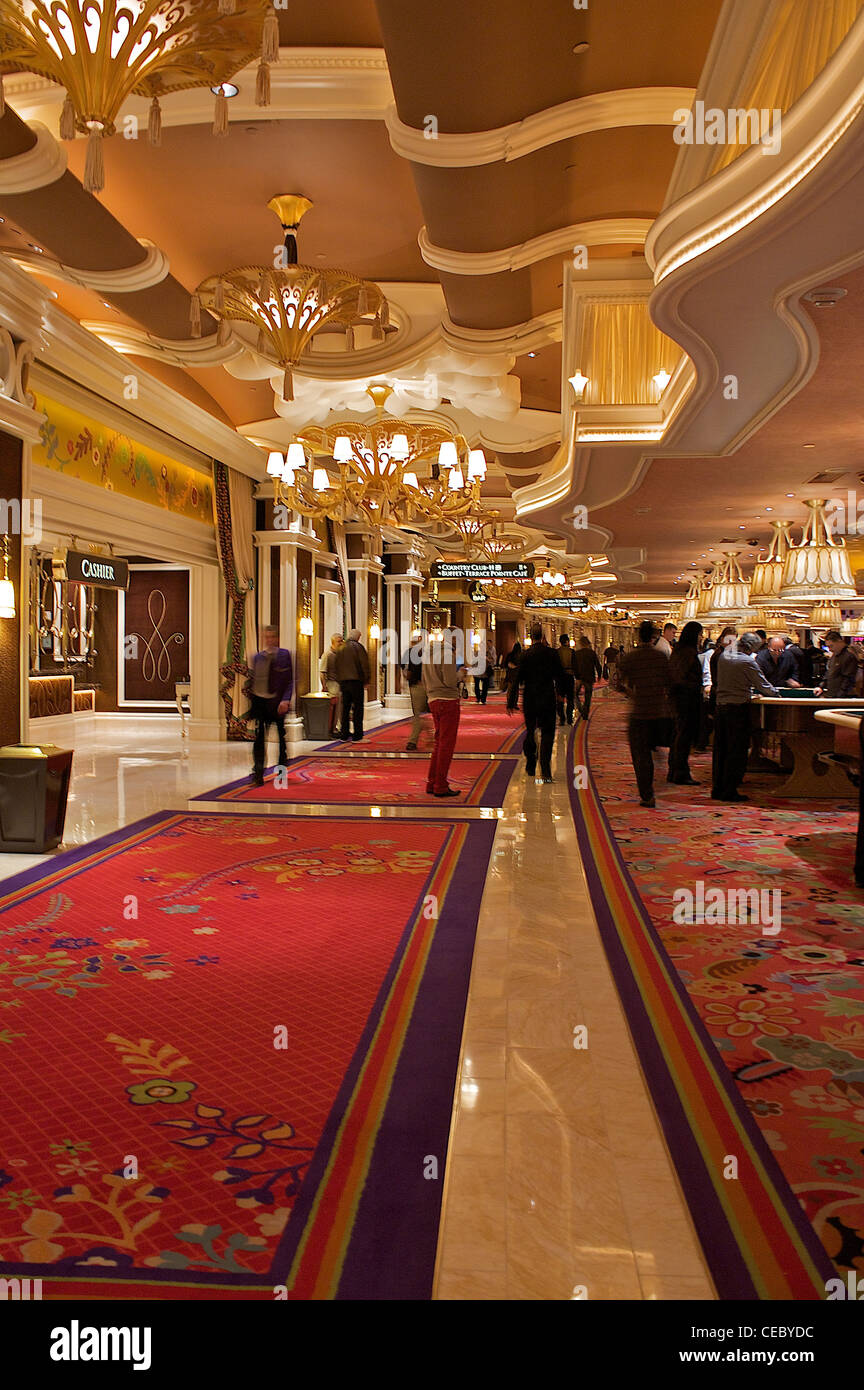 The casino at Wynn Las Vegas, Nevada, United States Stock Photo