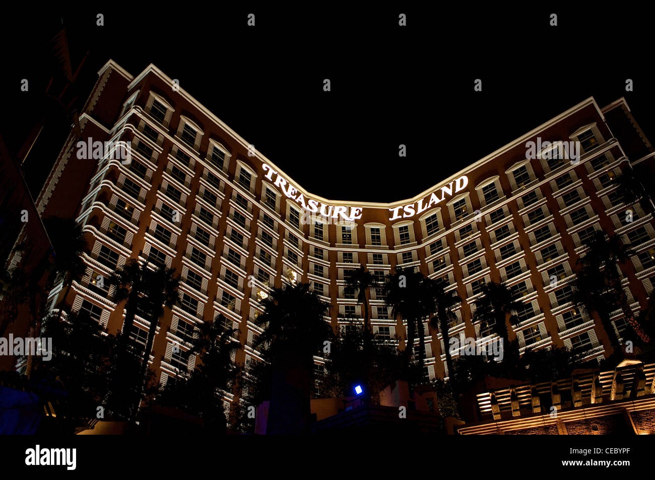 Treasure Island hotel and casino, Las Vegas Stock Photo
