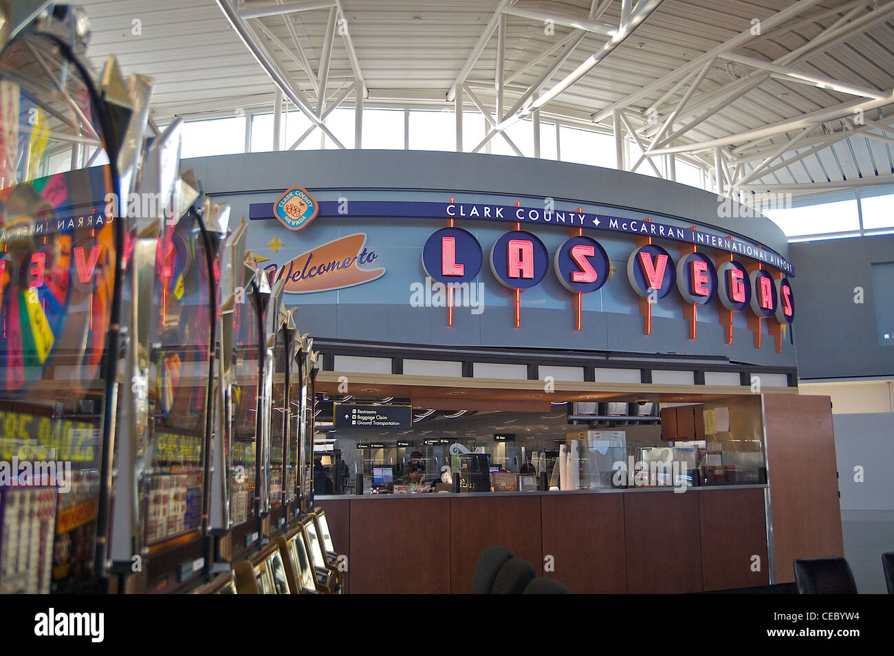 McCarran International Airport, Las Vegas, Nevada, United States Stock Photo