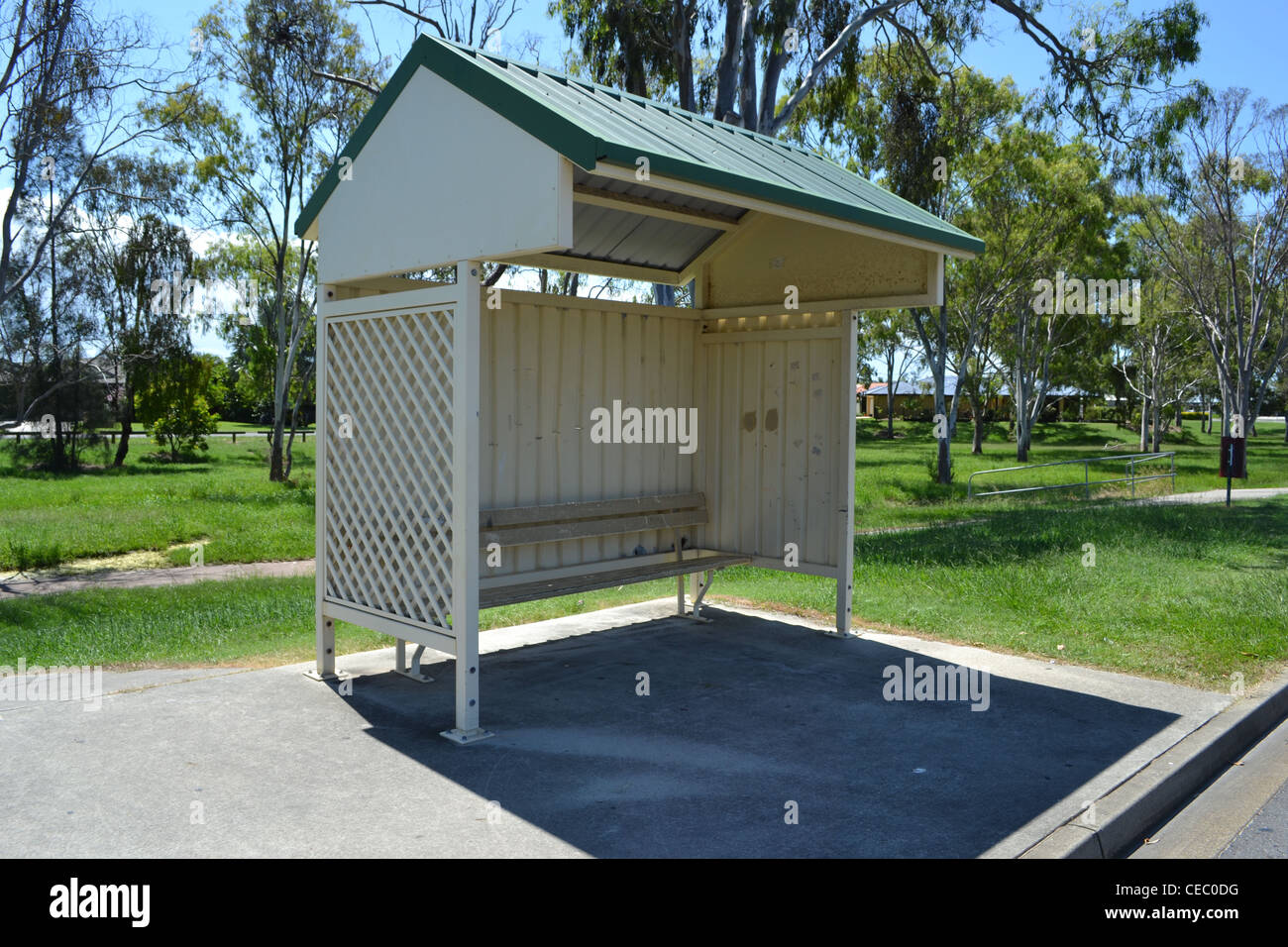 Suburban Bus Stop High Resolution Stock Photography and Images - Alamy
