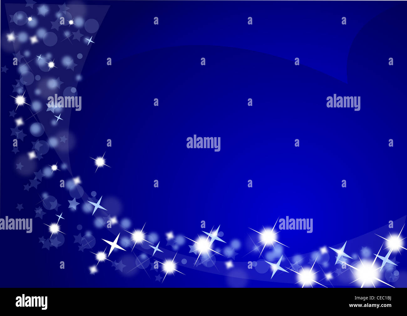 Blue Christmas background with stars Stock Photo Alamy