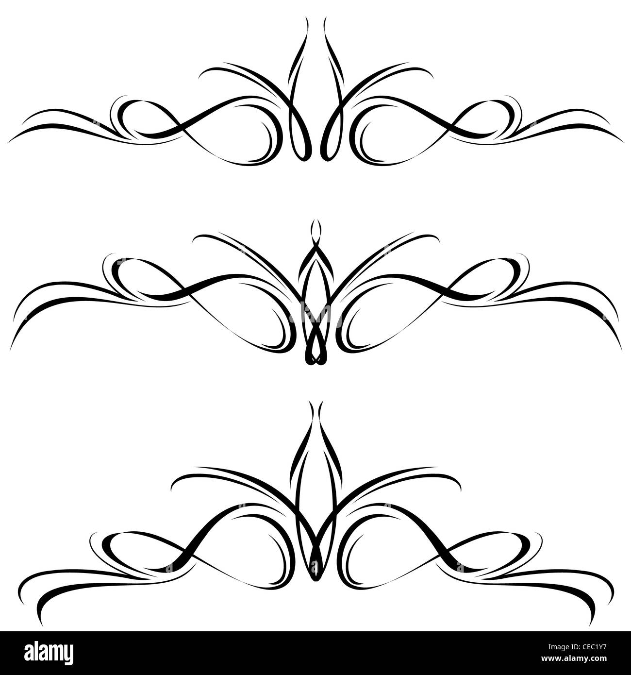 Abstract black flora design element. Nice design elements for your best ...
