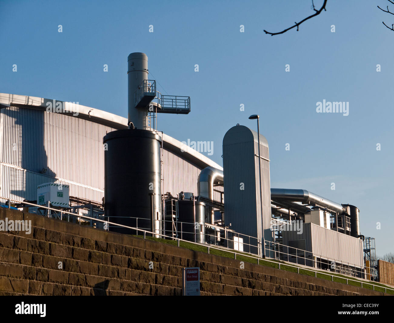 New waste recycling plant, Oldham, Lancashire, England, UK Stock Photo