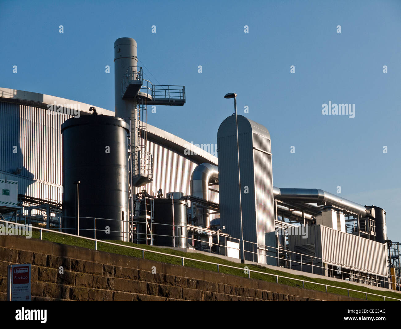 New waste recycling plant, Oldham, Lancashire, England, UK Stock Photo