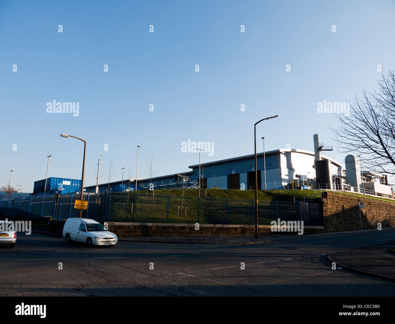 New waste recycling plant, Oldham, Lancashire, England, UK Stock Photo