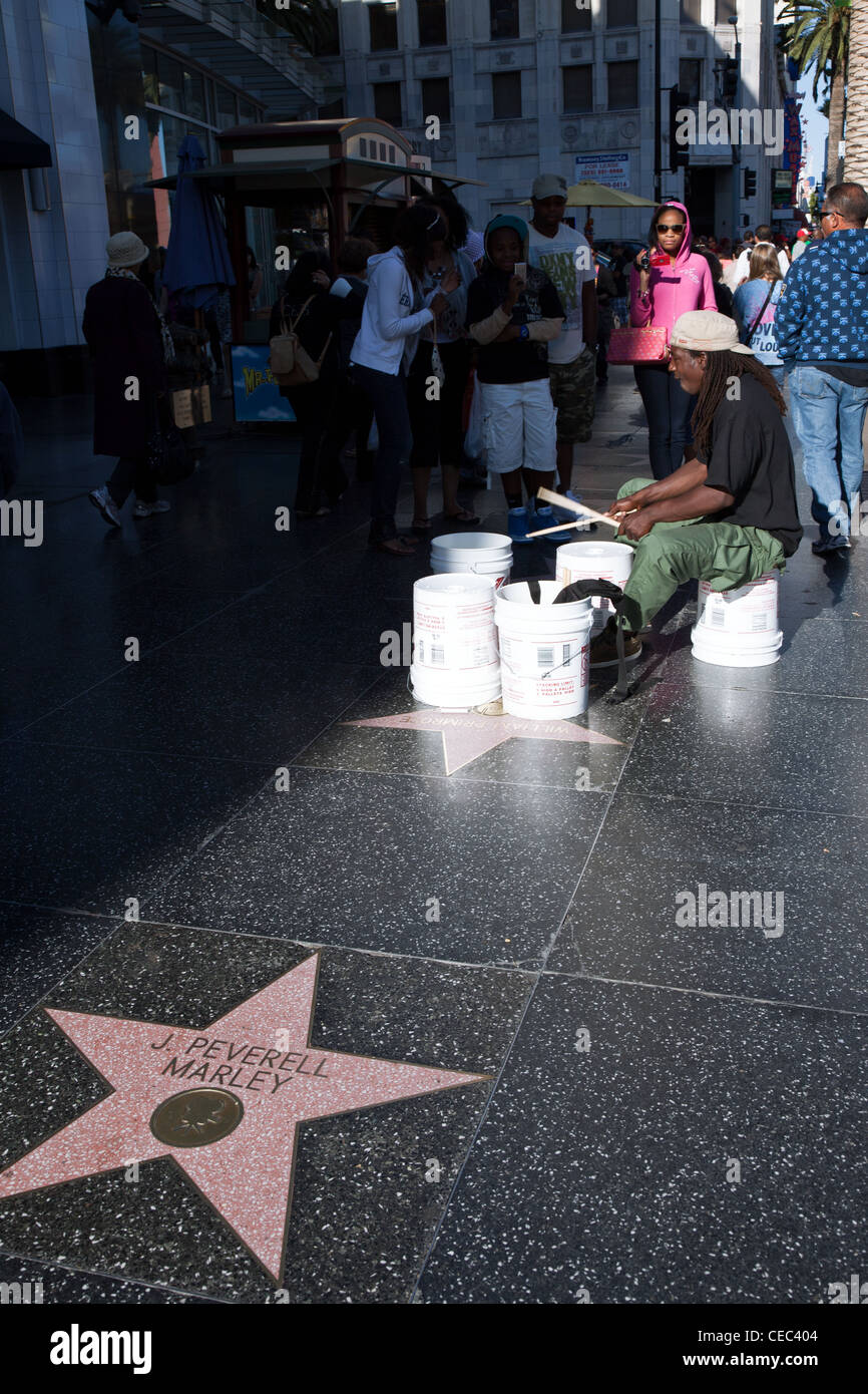 On hollywood walk hi-res stock photography and images - Alamy