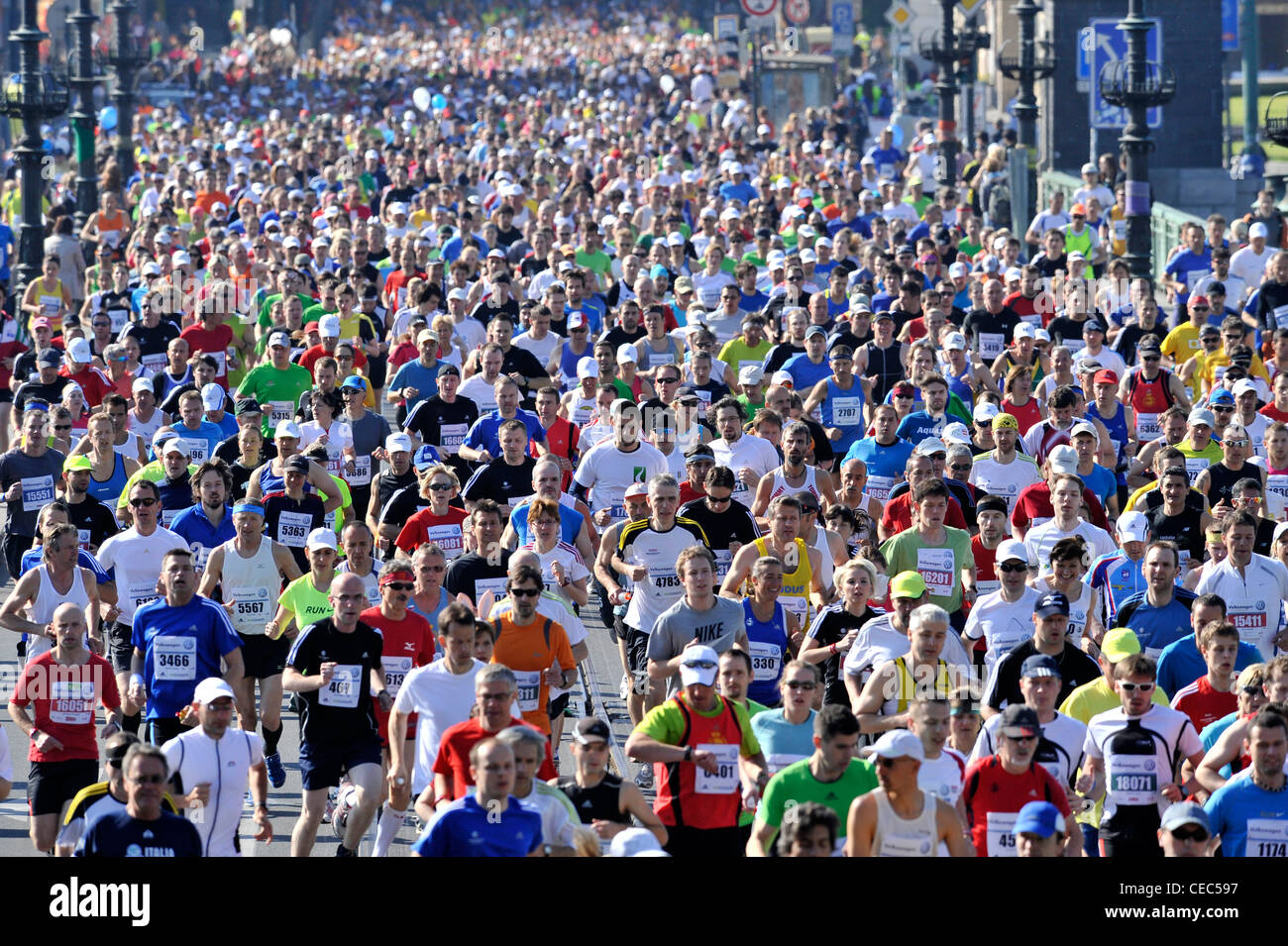 Prague International marathon Stock Photo Alamy
