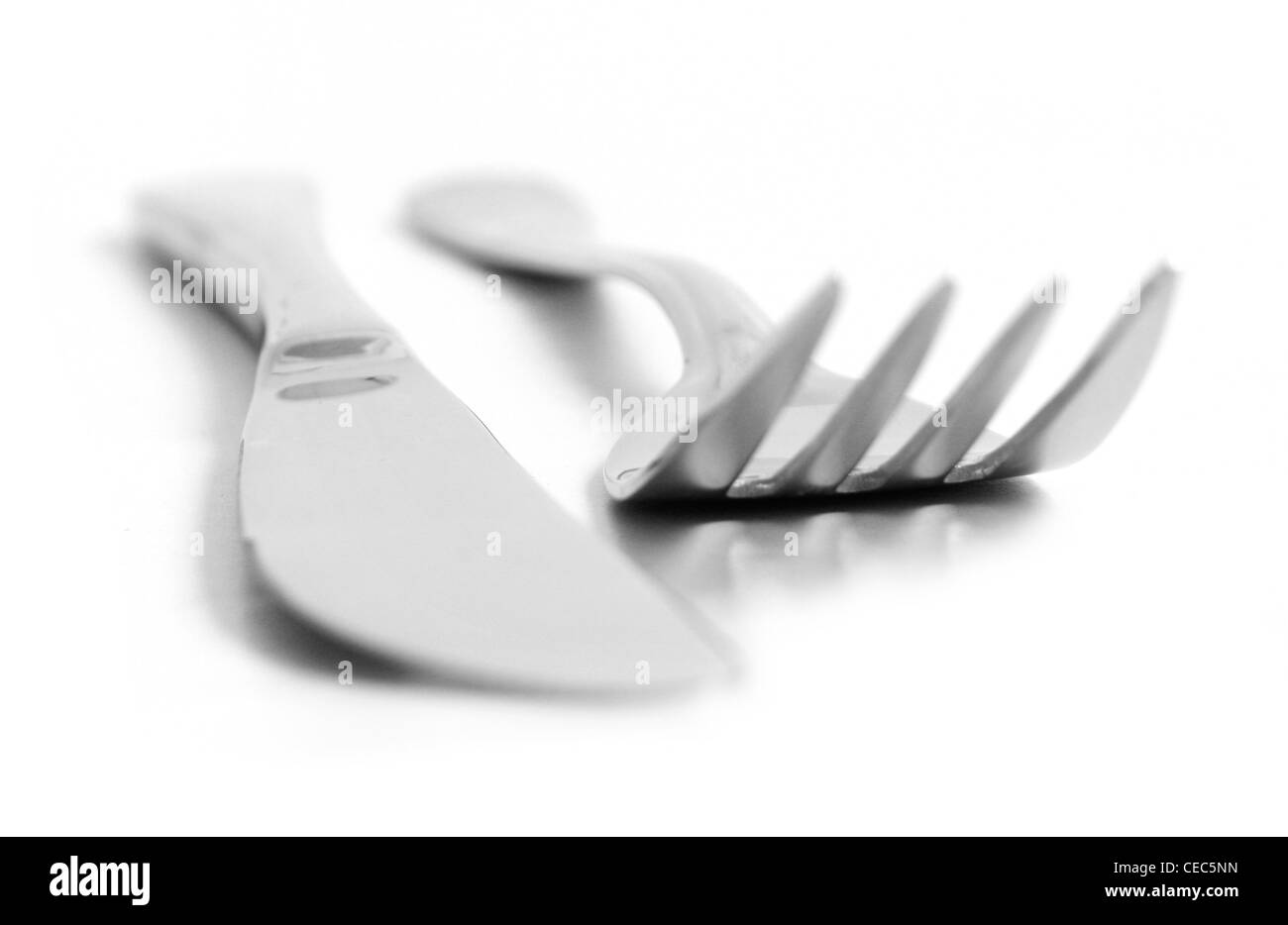 A fork and knife Stock Photo Alamy