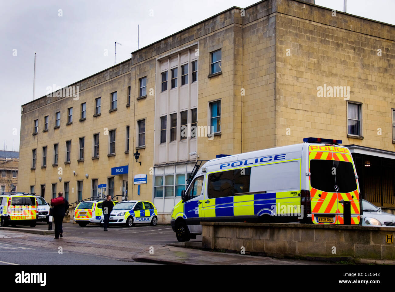 Bath Police Station Stock Photo Alamy