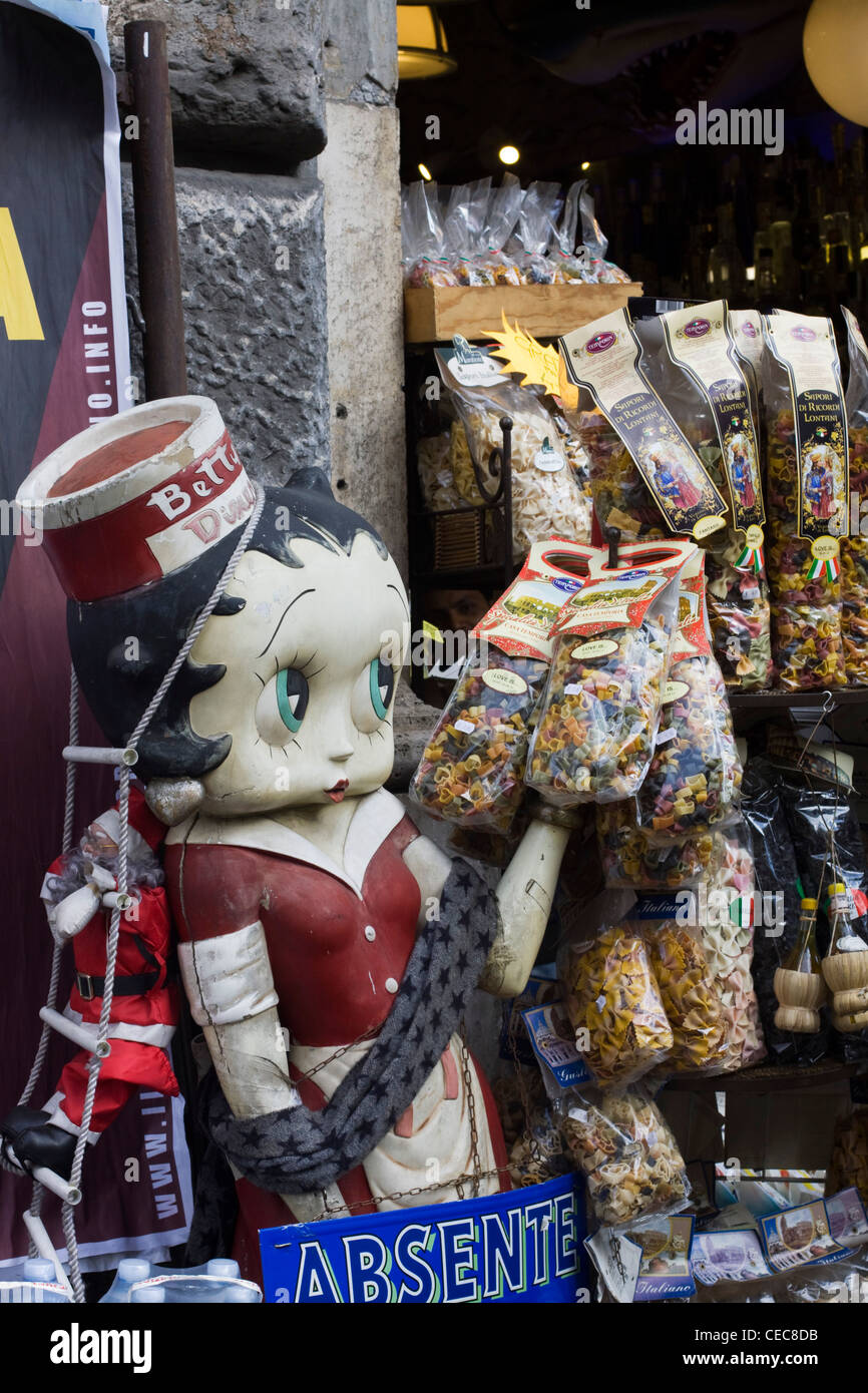 Souvenir Shop for tourists in Rome Italy Stock Photo Alamy